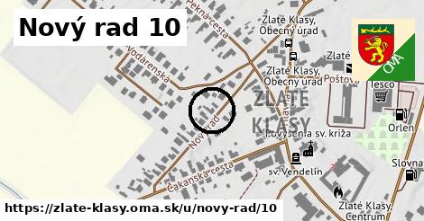 Nový rad 10, Zlaté Klasy