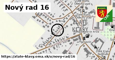 Nový rad 16, Zlaté Klasy