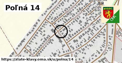 Poľná 14, Zlaté Klasy