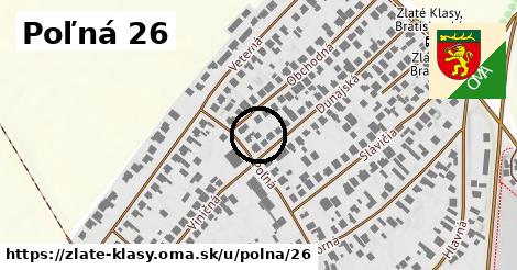 Poľná 26, Zlaté Klasy