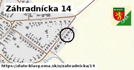 Záhradnícka 14, Zlaté Klasy