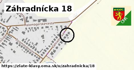 Záhradnícka 18, Zlaté Klasy