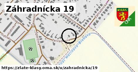 Záhradnícka 19, Zlaté Klasy