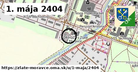 1. mája 2404, Zlaté Moravce