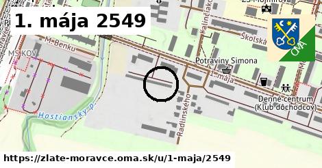 1. mája 2549, Zlaté Moravce