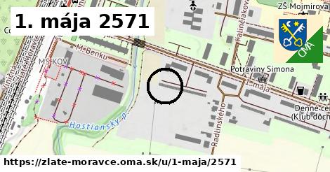 1. mája 2571, Zlaté Moravce