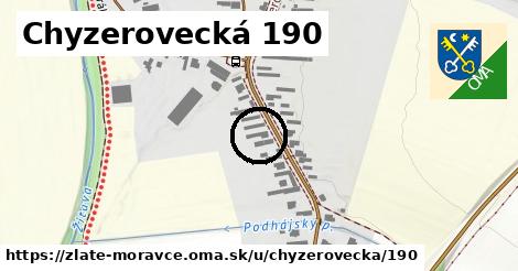 Chyzerovecká 190, Zlaté Moravce