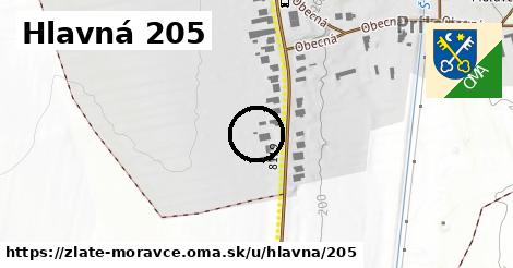 Hlavná 205, Zlaté Moravce