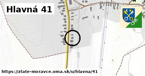 Hlavná 41, Zlaté Moravce