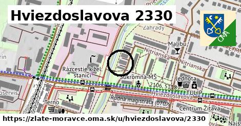 Hviezdoslavova 2330, Zlaté Moravce