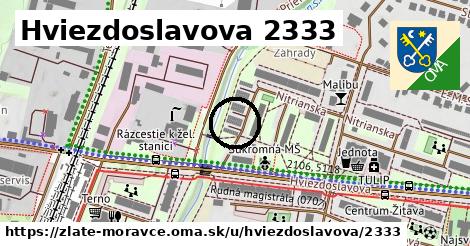 Hviezdoslavova 2333, Zlaté Moravce