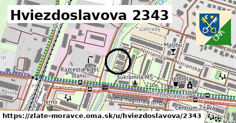 Hviezdoslavova 2343, Zlaté Moravce