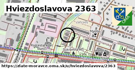 Hviezdoslavova 2363, Zlaté Moravce