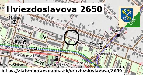 Hviezdoslavova 2650, Zlaté Moravce