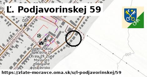 Ľ. Podjavorinskej 59, Zlaté Moravce