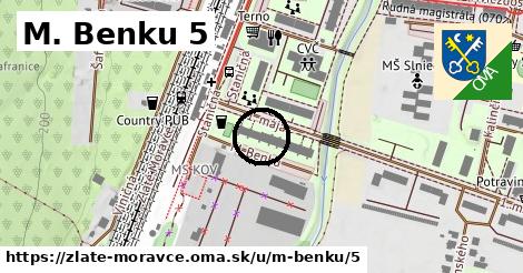 M. Benku 5, Zlaté Moravce