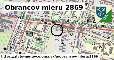 Obrancov mieru 2869, Zlaté Moravce