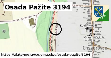 Osada Pažite 3194, Zlaté Moravce