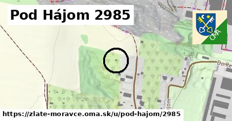 Pod Hájom 2985, Zlaté Moravce