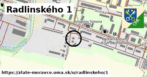 Radlinského 1, Zlaté Moravce