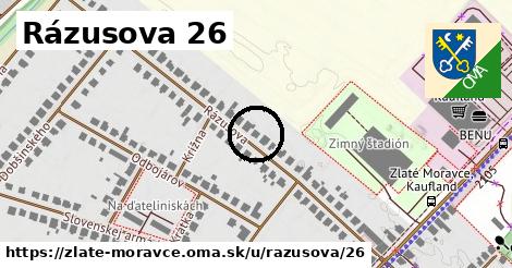 Rázusova 26, Zlaté Moravce