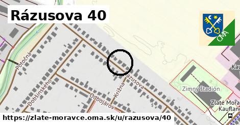 Rázusova 40, Zlaté Moravce