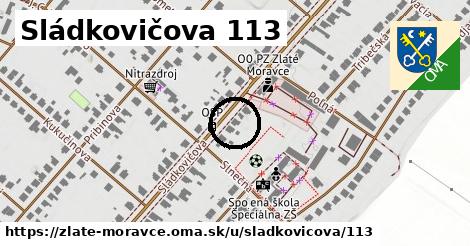 Sládkovičova 113, Zlaté Moravce