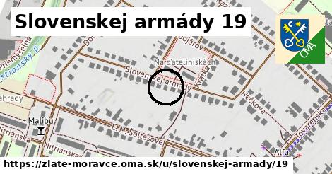 Slovenskej armády 19, Zlaté Moravce