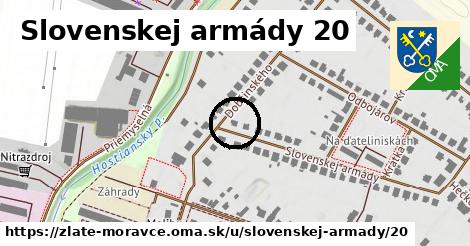 Slovenskej armády 20, Zlaté Moravce