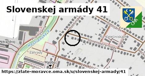 Slovenskej armády 41, Zlaté Moravce