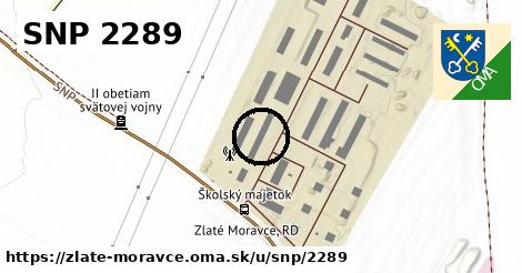 SNP 2289, Zlaté Moravce