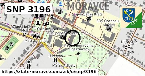 SNP 3196, Zlaté Moravce