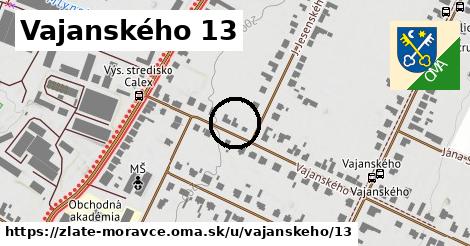 Vajanského 13, Zlaté Moravce