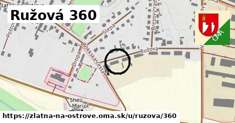 Ružová 360, Zlatná na Ostrove