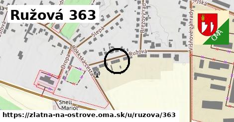 Ružová 363, Zlatná na Ostrove