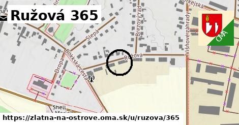 Ružová 365, Zlatná na Ostrove