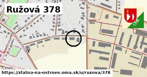 Ružová 378, Zlatná na Ostrove