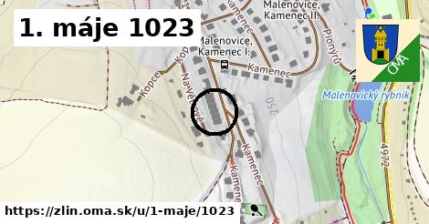 1. máje 1023, Zlín