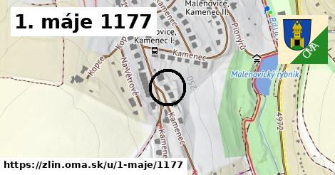 1. máje 1177, Zlín