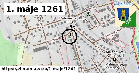 1. máje 1261, Zlín