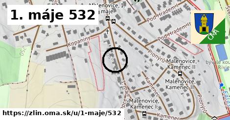 1. máje 532, Zlín