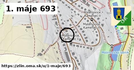 1. máje 693, Zlín