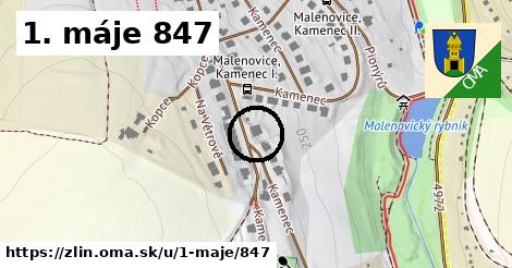 1. máje 847, Zlín