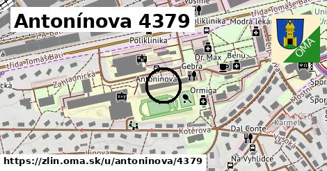 Antonínova 4379, Zlín