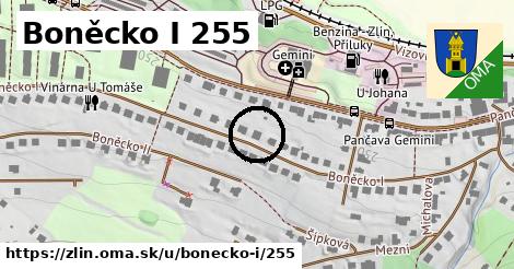 Boněcko I 255, Zlín