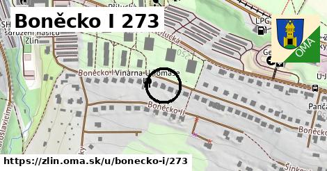 Boněcko I 273, Zlín