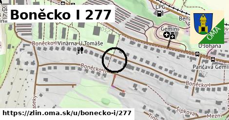 Boněcko I 277, Zlín