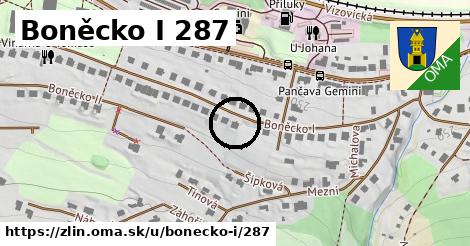 Boněcko I 287, Zlín