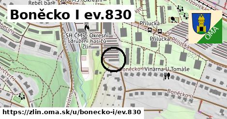Boněcko I ev.830, Zlín