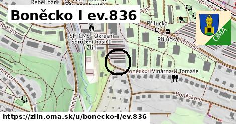 Boněcko I ev.836, Zlín